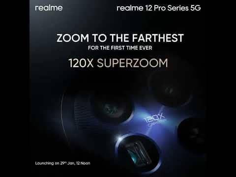 Серія Realme 12 Pro представлена ​​120-кратним Super Zoom