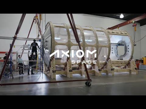Axiom Space показала процес збірки першого модуля для космічної станції