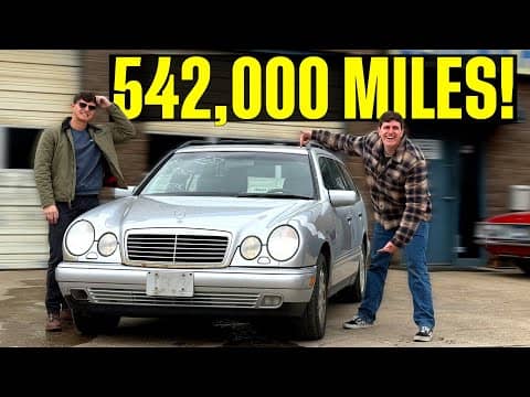 Знайдено Mercedes-Benz E-Class із пробігом понад 800 000 км (Відео)