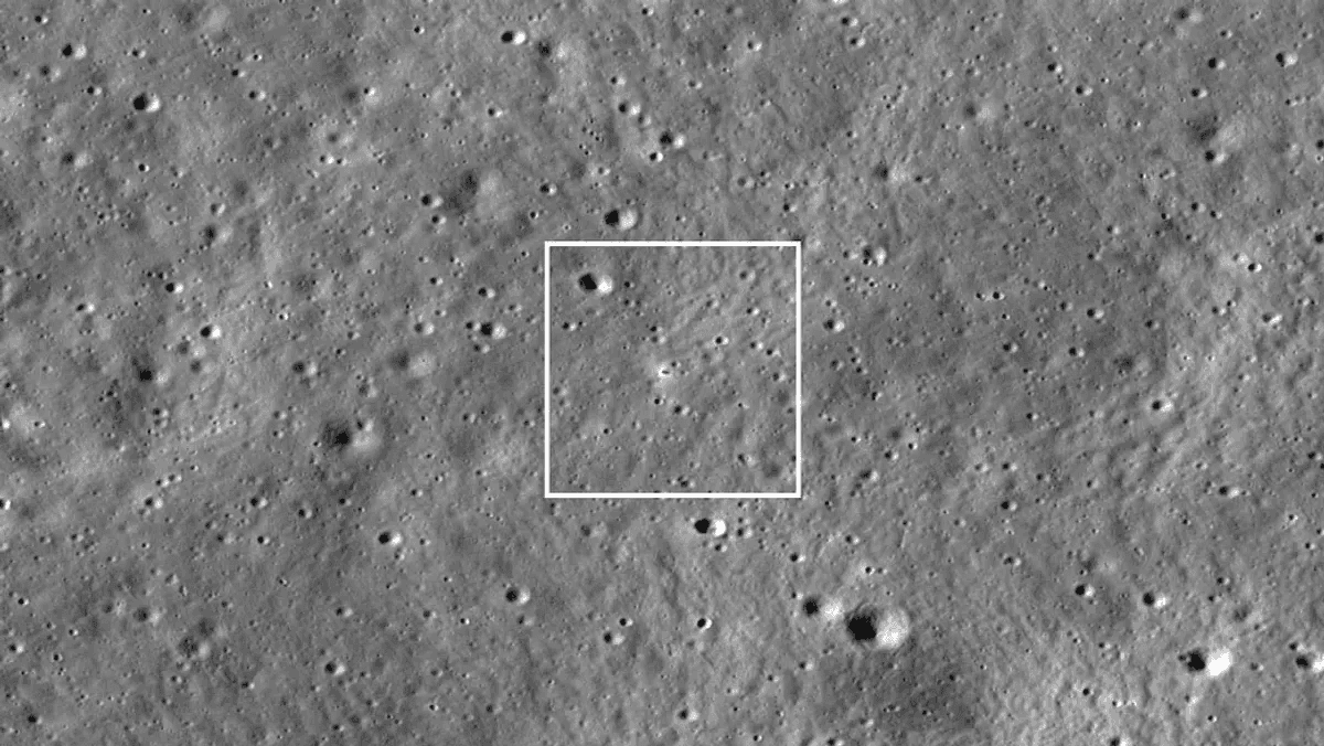 NASA вистрілили лазером в індійський місяцехід