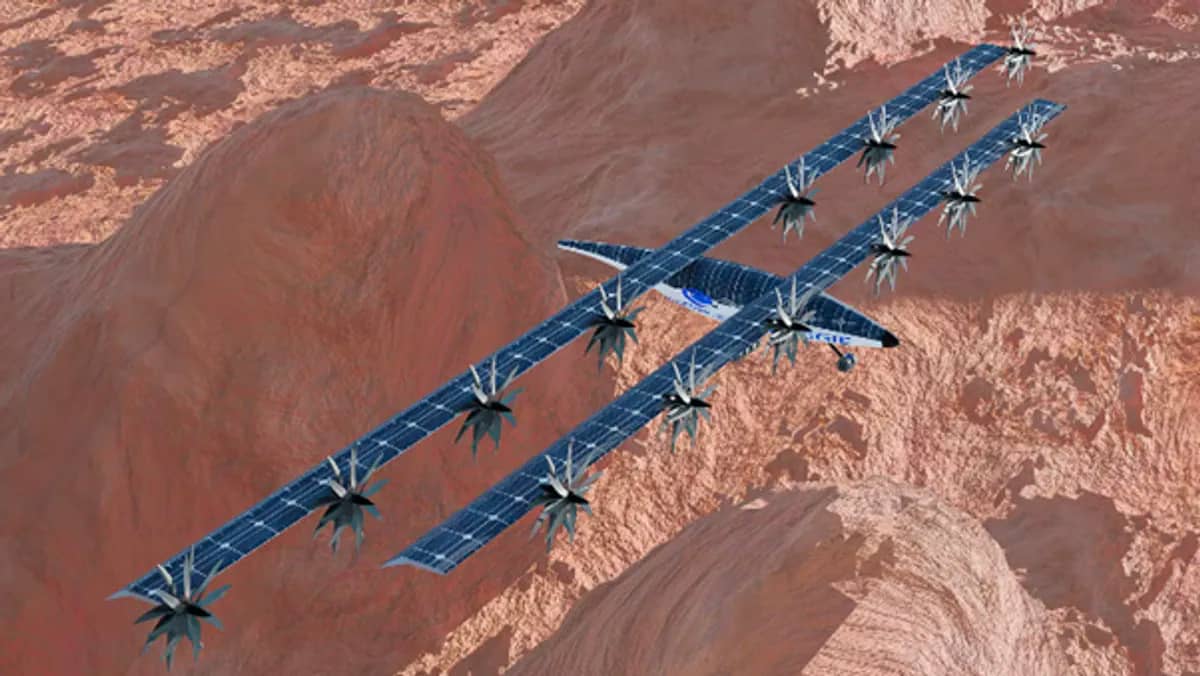 NASA досліджує перший літак з фіксованим крилом, який підніметься над Марсом
