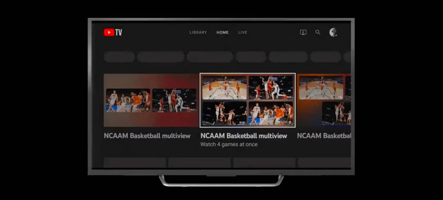 YouTube TV додає функцію “Створити мультиперегляд”, щоб ви могли вибрати чотири гри для перегляду одночасно