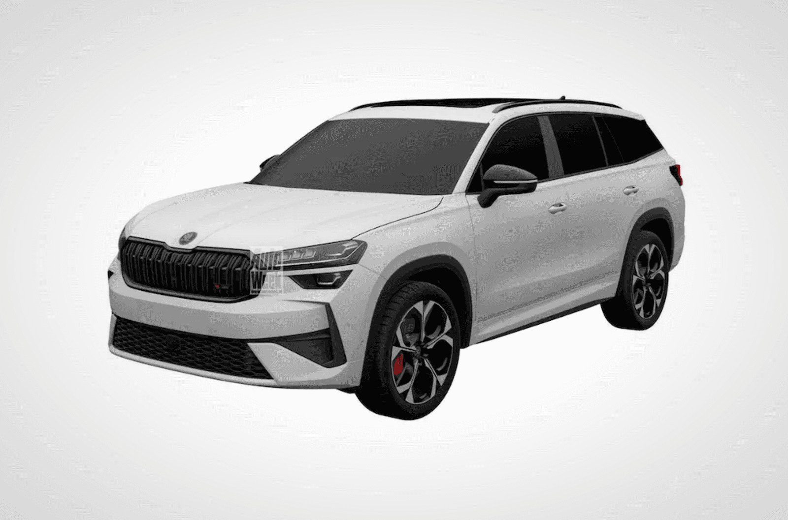 Розкрито зовнішність “зарядженого” Skoda Kodiaq RS