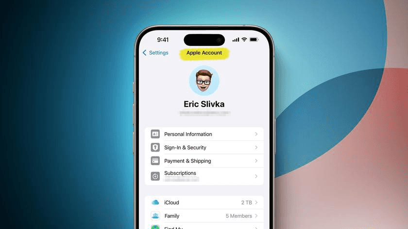 Apple ID буде перейменовано на Apple Account наступного місяця