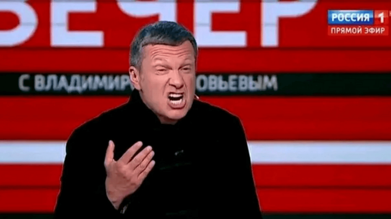 Скандал на ефірі Соловйова: російська пропагандистка похвалила ЗСУ (Відео)