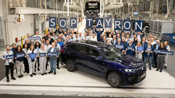 Volkswagen Tayron: новий кросовер для Європи розпочав виробництво у Німеччині