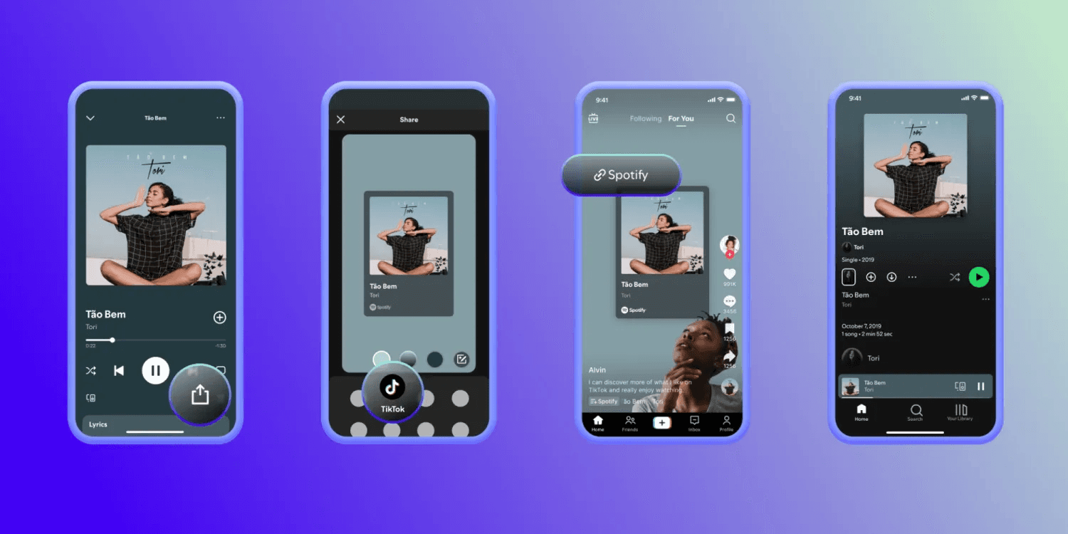 Користувачі Spotify тепер можуть легко ділитися піснями в TikTok