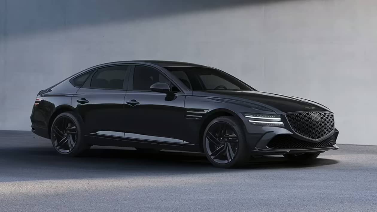 Genesis G80 Black: Оновлена модель елегантного чорного кольору