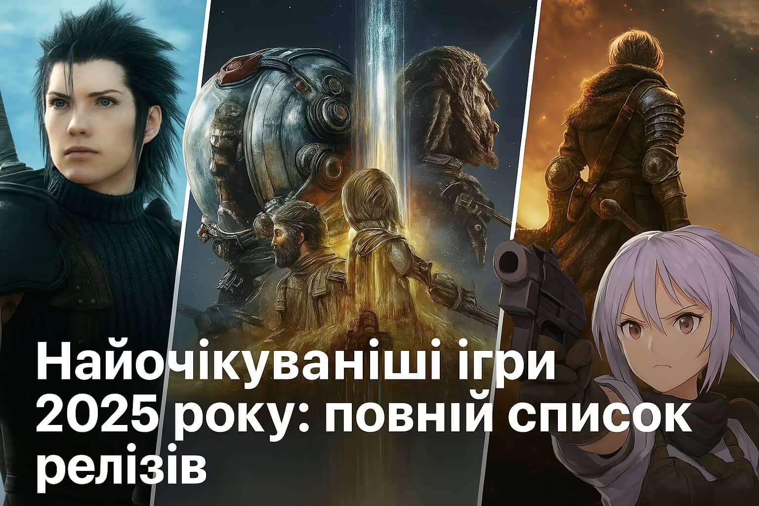 Найочікуваніші ігри 2025 року: список релізів та дати виходу