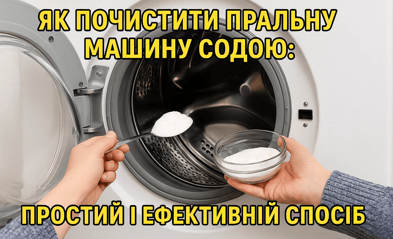 Як почистити пральну машину содою: простий і ефективний спосіб