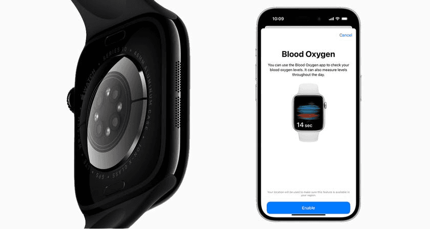 Функція вимірювання рівня кисню в крові повертається на Apple Watch