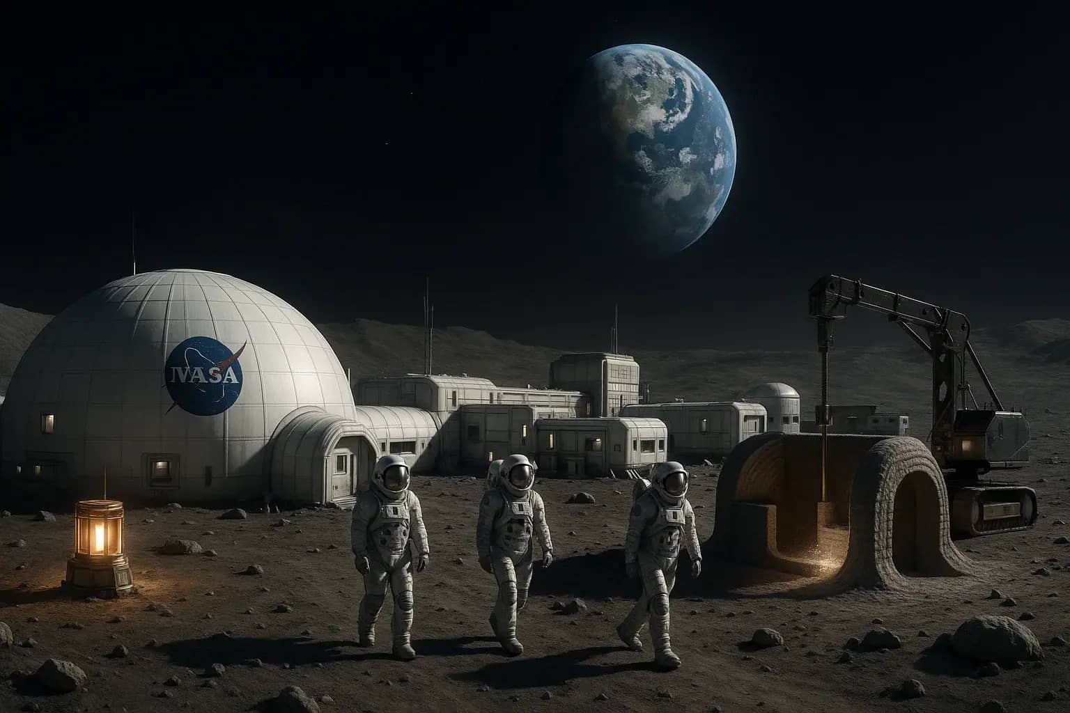 NASA будує село на Місяці: люди зможуть жити там уже до 2035 року