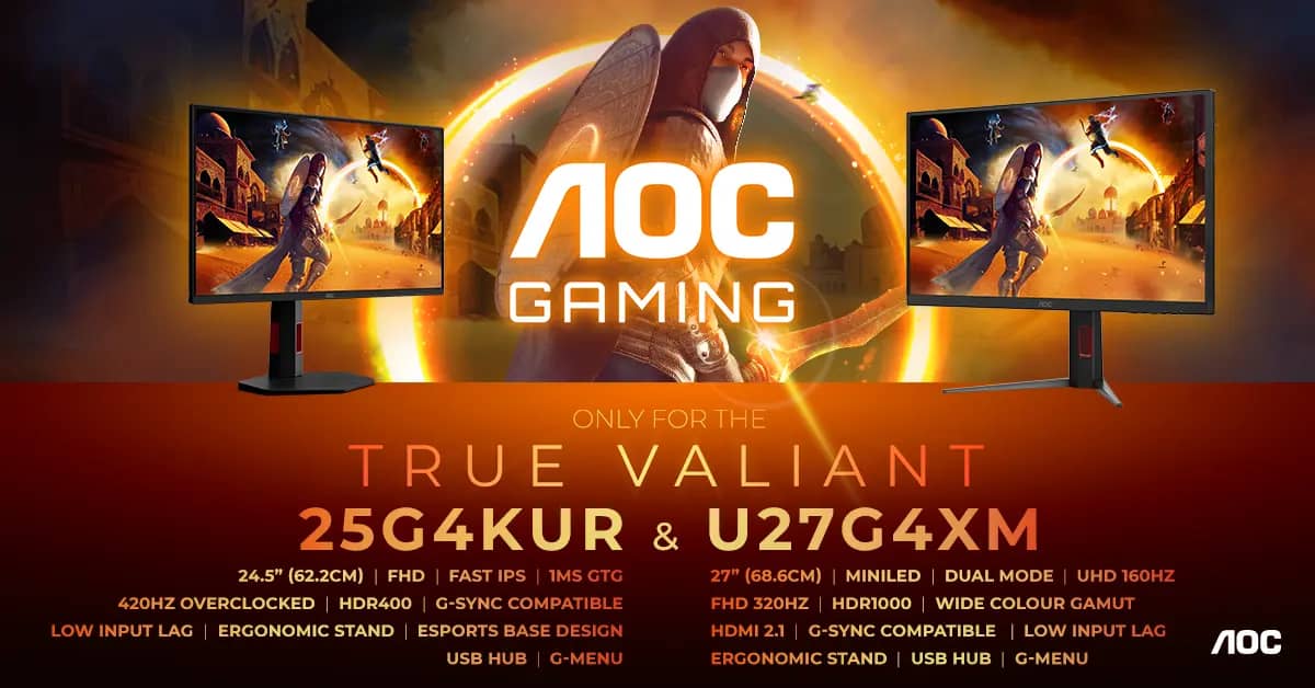 MiniLED 4K vs 420 Гц: який новий ігровий монітор AOC обрати у 2026?