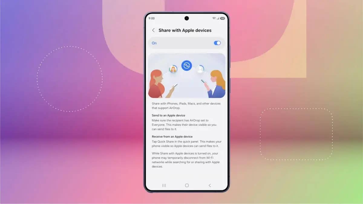 Samsung Galaxy S26 тепер підтримує Apple AirDrop: кросплатформна революція