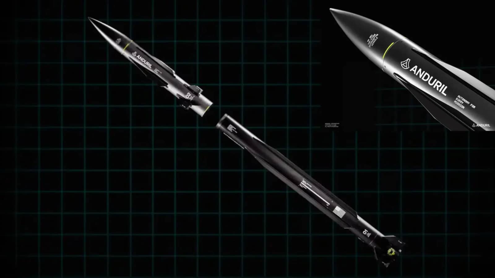 Anduril створює дешевші ракети-перехоплювачі: одна конструкція — для різних повітряних загроз