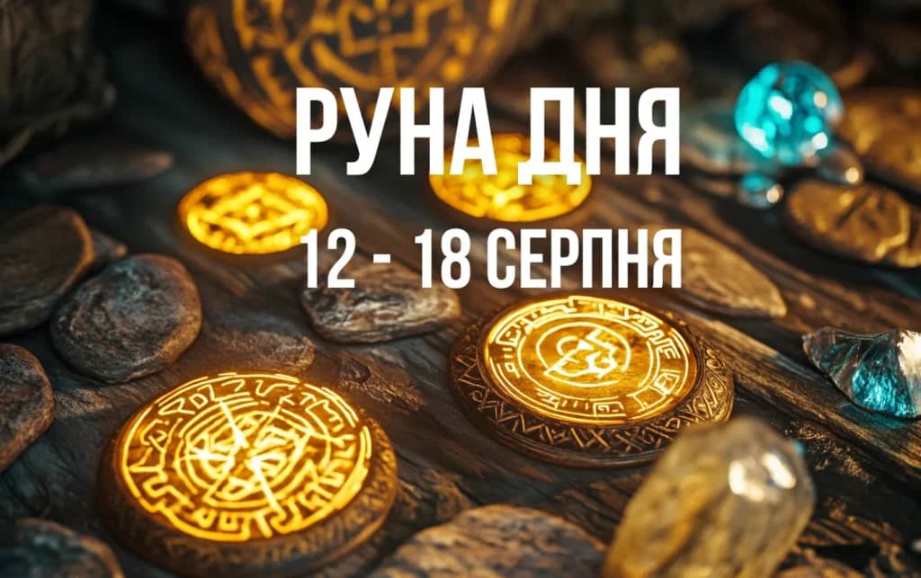 Руна дня: прогноз на тиждень з 12 по 18 серпня