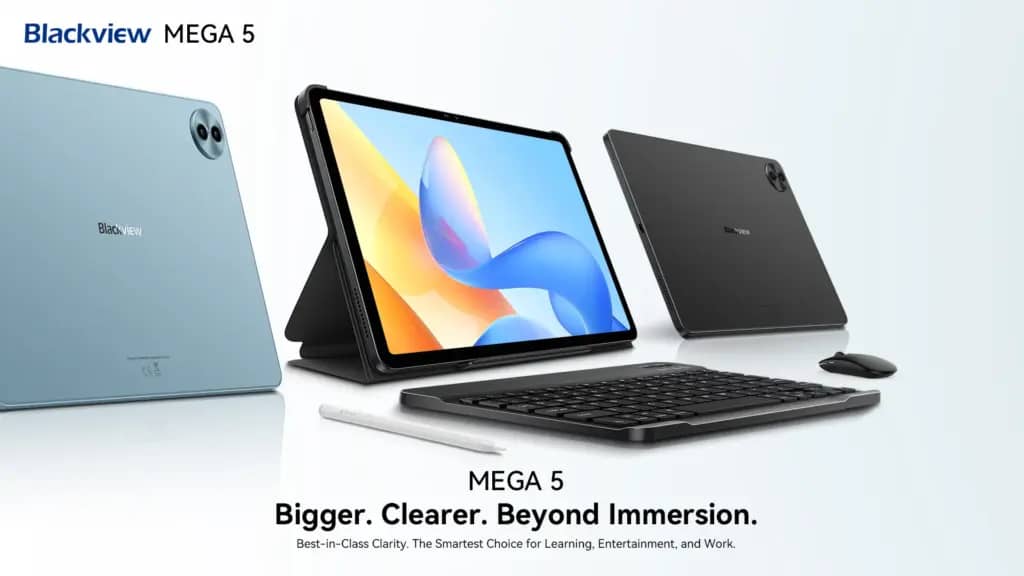 Blackview MEGA 5: планшет 12,2 дюйма з клавіатурою, мишею і стілусом у комплекті