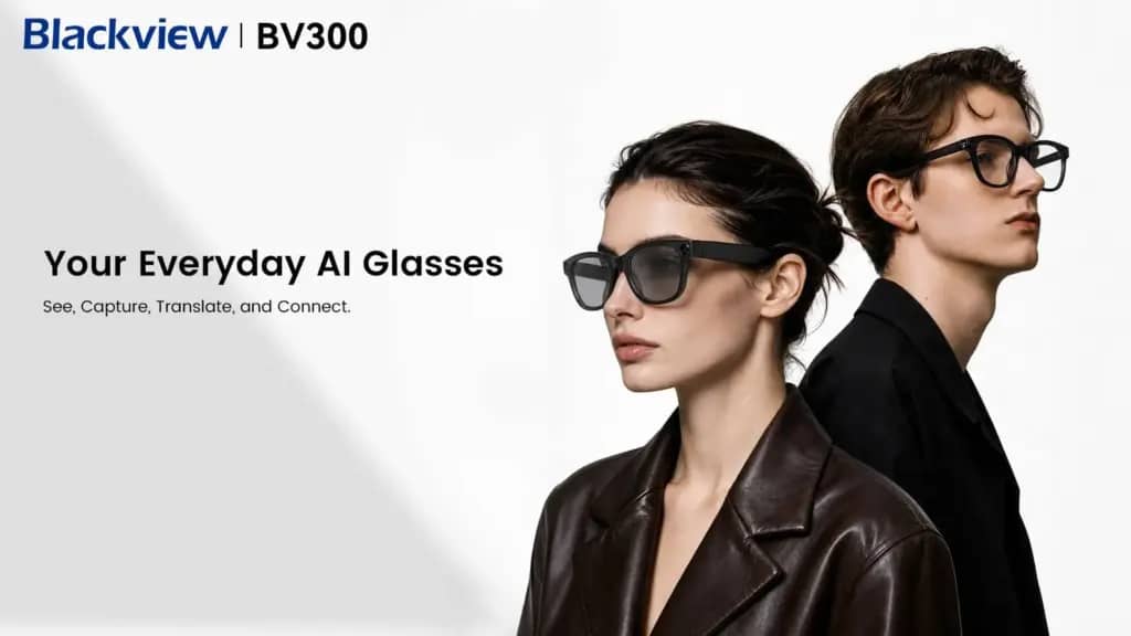 Революція на вашому носі: Blackview презентує розумні окуляри BV300 з підтримкою ШІ