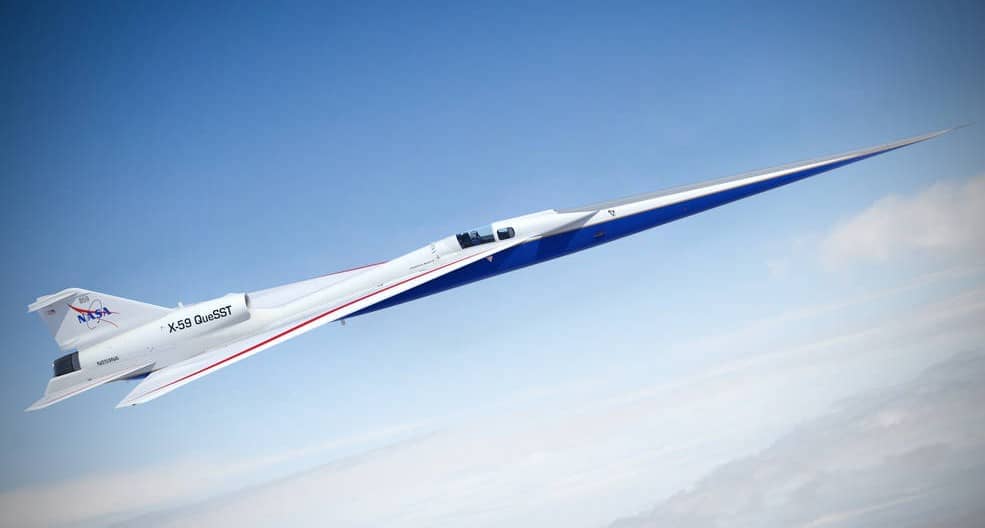 Літак X-59 вперше здійснив політ на надзвуковій швидкості