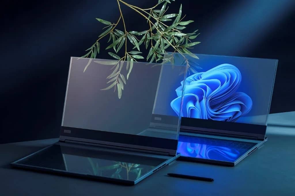 Lenovo ThinkBook Concept оснащено технологією прозорого дисплея