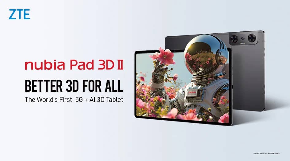 Представлений планшет Nubia Pad 3D II із технологією 3D на основі штучного інтелекту