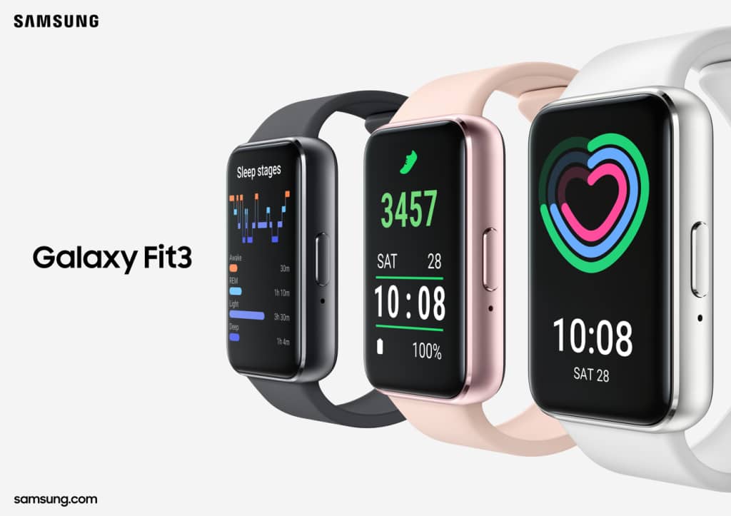 Galaxy Fit 3 представлений з 1,57-дюймовим OLED-дисплеєм і 13-денною автономною роботою