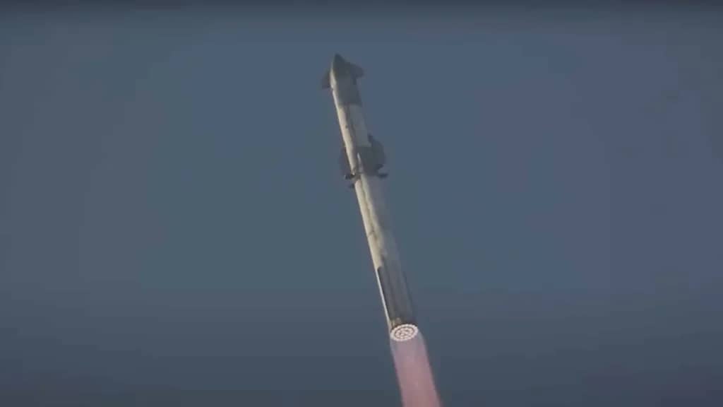 NASA опублікувало відео другого випробувального польоту Starship
