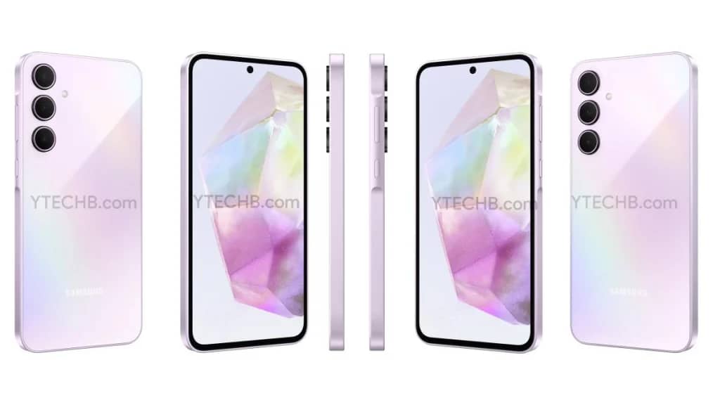 Витік Galaxy A35 5G у нових кольорах із повними характеристиками