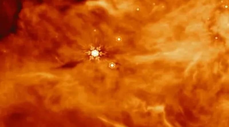 JWST виявив хмари затверділого спирту навколо протозірок