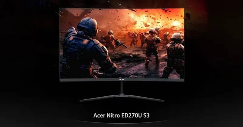 Acer випустила вигнутий 27-дюймовий монітор з 1440p та 180 Гц