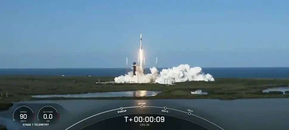 SpaceX запускає 30-ту місію Dragon