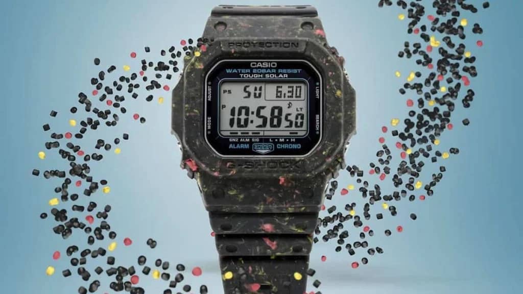 Casio випускає обмежену серію годинників G-5600BG-1 із перероблених відходів