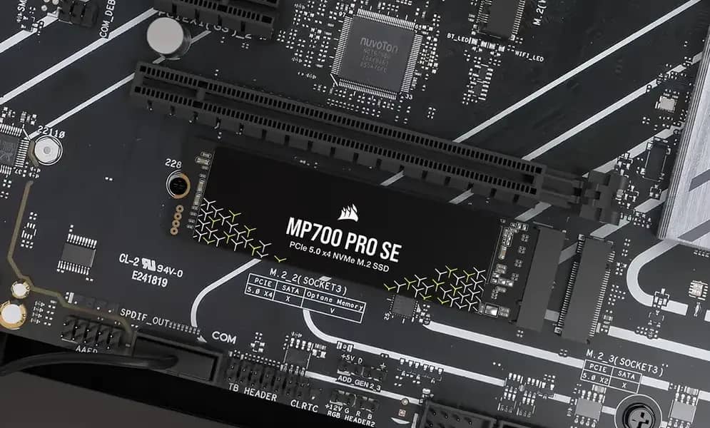 Corsair представив SSD MP700 PRO SE зі швидкістю до 14 000 Мбайт/с