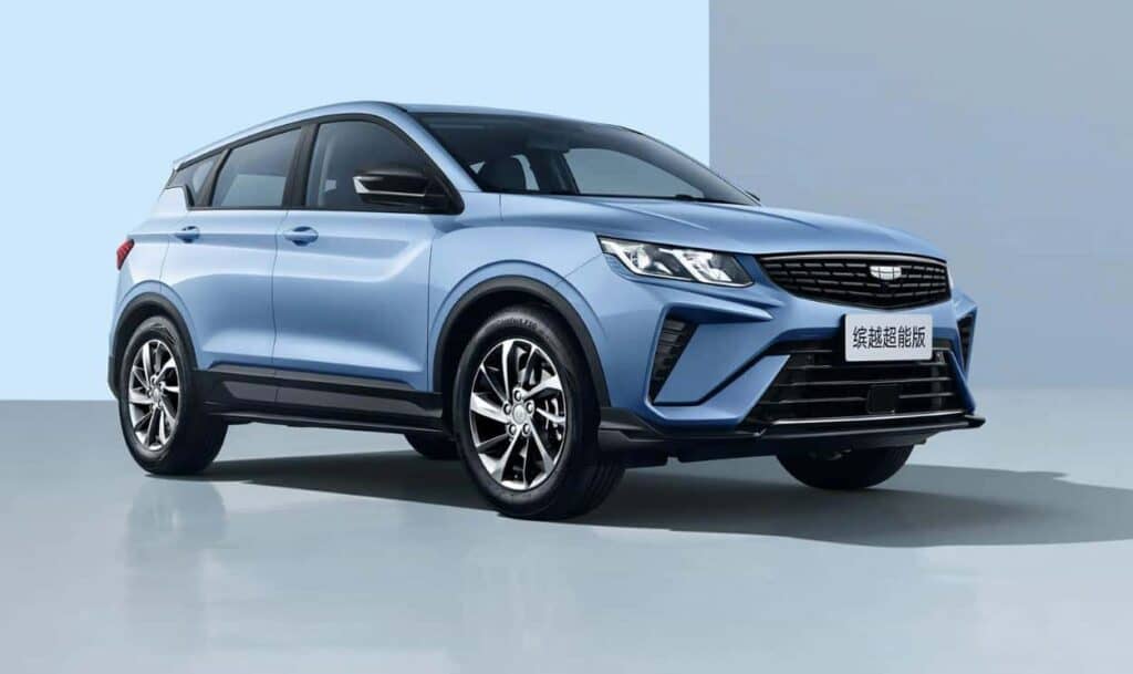 Geely опубликовала фото кроссовера Geely Coolray Super Power Edition