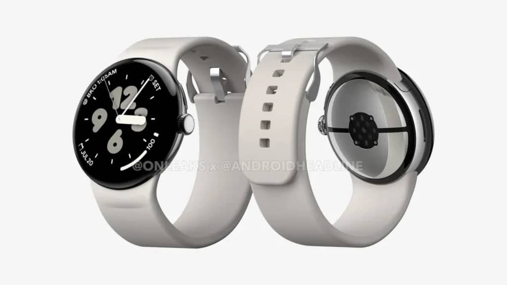 Витік зображень Google Pixel Watch 3 XL показує більший дисплей