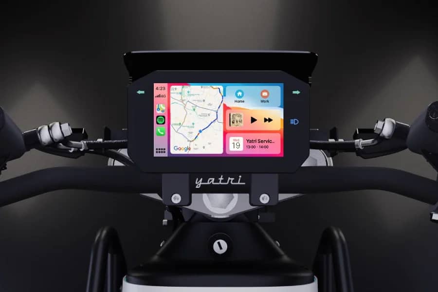 Yatri Motorcycles випустить двоколісний автомобіль з Apple CarPlay та Android Auto