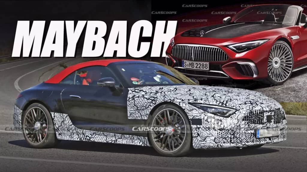 Mercedes-AMG SL 2025 вперше зняли наживо