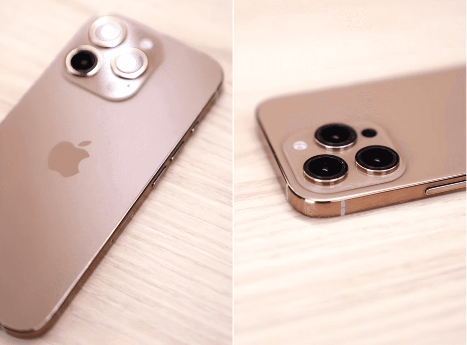 iPhone 16 Pro показали на тлі всіх золотих смартфонів Apple