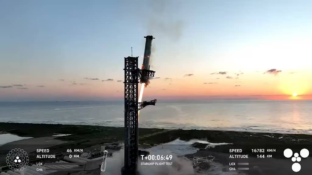 SpaceX успішно повернула ракету Starship на стартовий майданчик