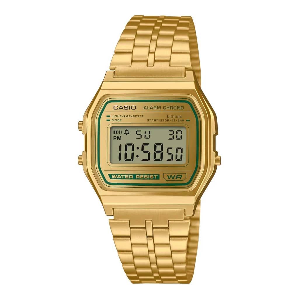 Casio представляє золотистий годинник A158WEGV-9A з сучасними функціями