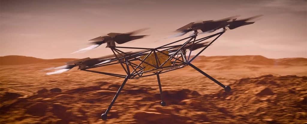 NASA представило новий дизайн гелікоптера Mars