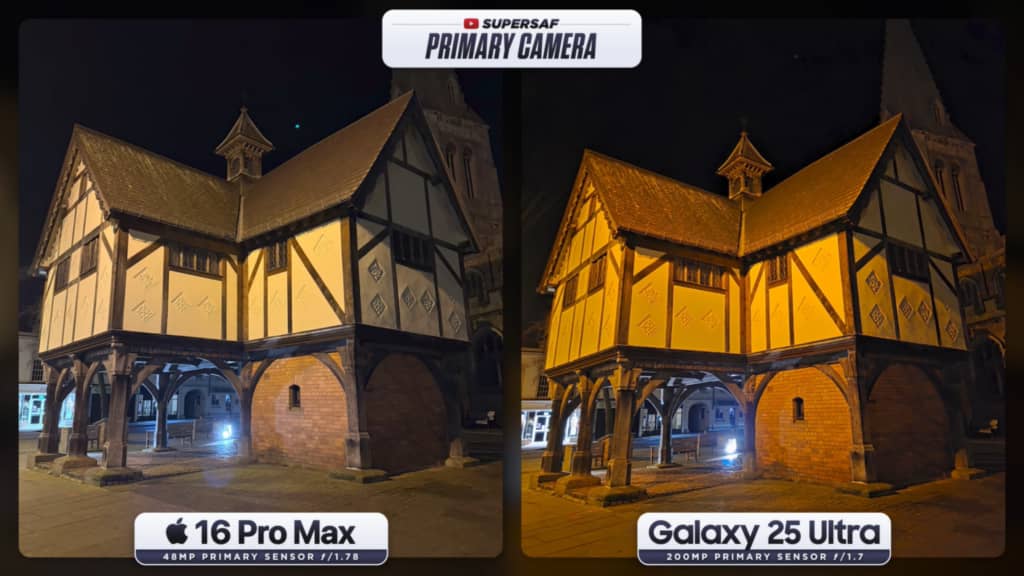 Galaxy S25 Ultra порівняно з iPhone 16 Pro Max і S24 Ultra