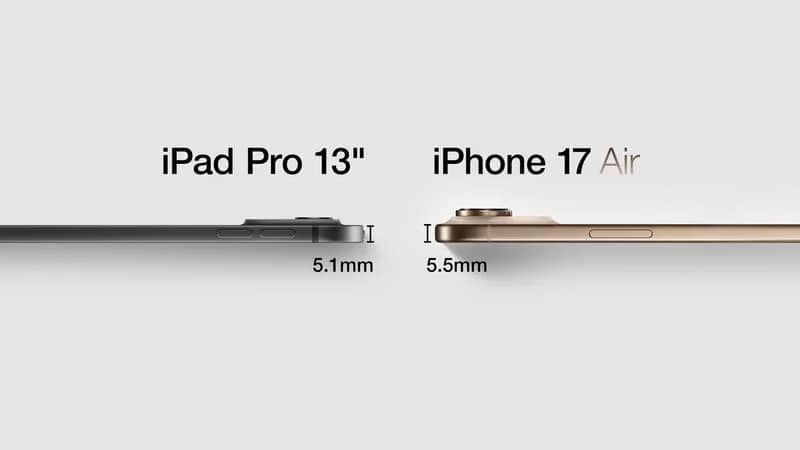 Ось наскільки тонким може бути iPhone 17 Air