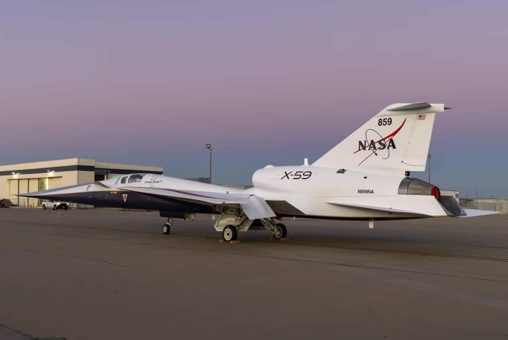 NASA випробувало систему автоматичного контролю швидкості для X-59