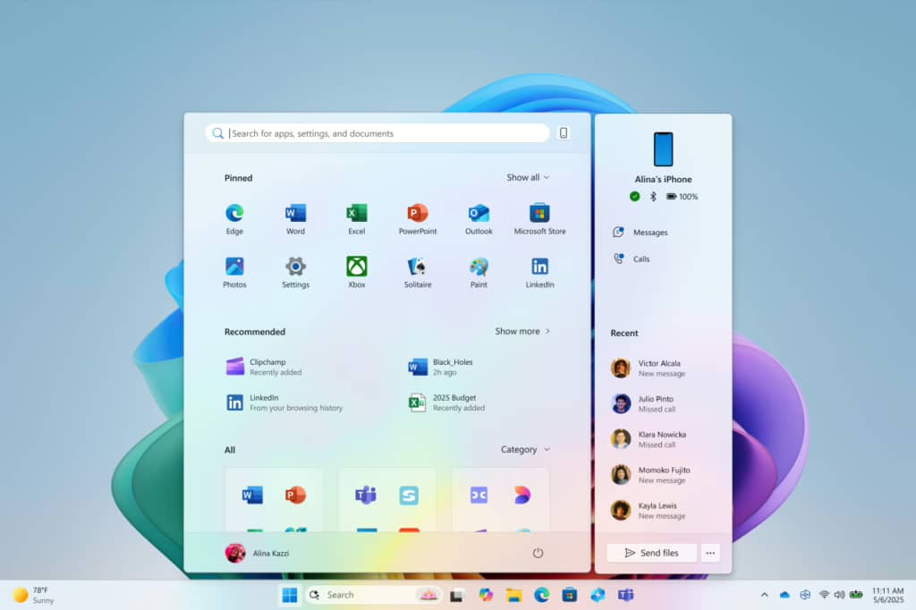Windows 11 отримає нове меню «Пуск»