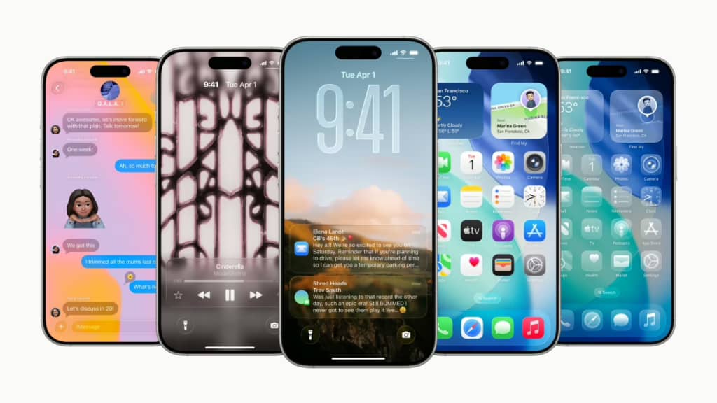 Apple анонсує iOS 26 з редизайном «рідкого скла» у стилі Windows Vista