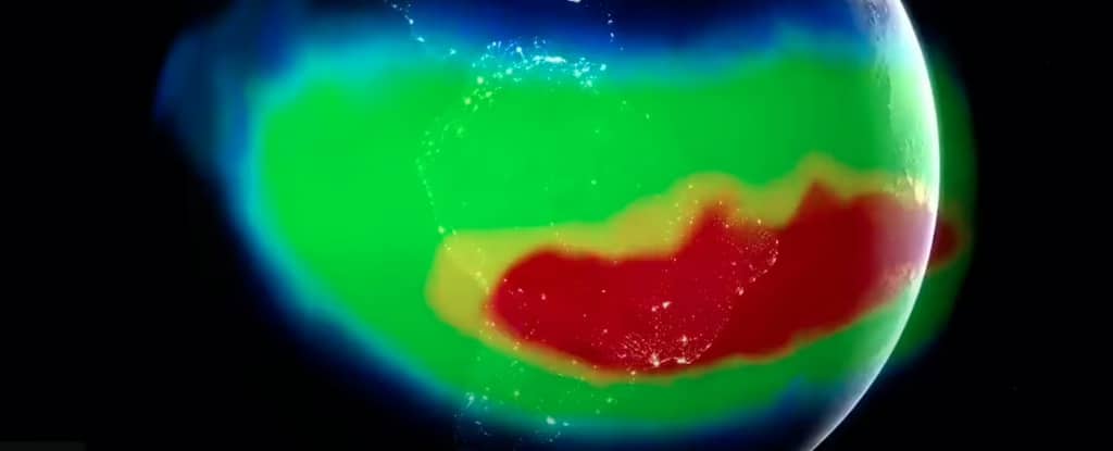 NASA спостерігає за величезною аномалією в магнітному полі Землі