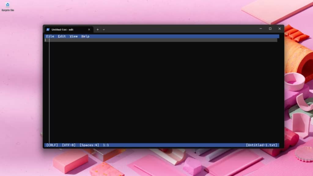 Microsoft додала консольний текстовий редактор Edit у Windows 11