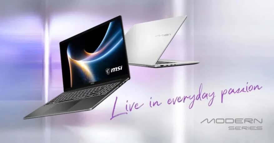 MSI представила оновлену серію ноутбуків Modern 14S та 16S
