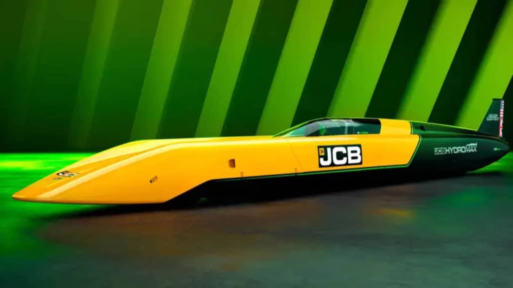 JCB готує найшвидший у світі автомобіль на водні